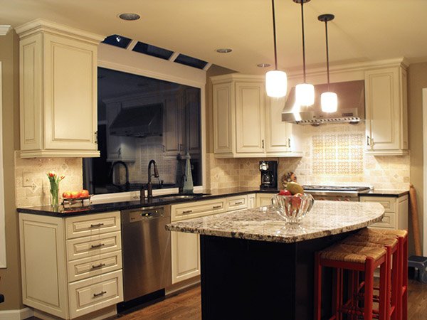 Contemporary Kitchen Remodel White
