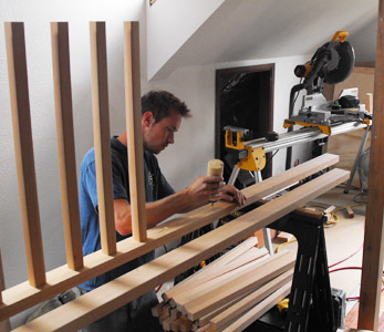 Carpenter Building Handrail